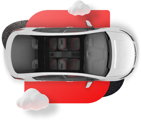 Car Graphic Hybrid Cloud