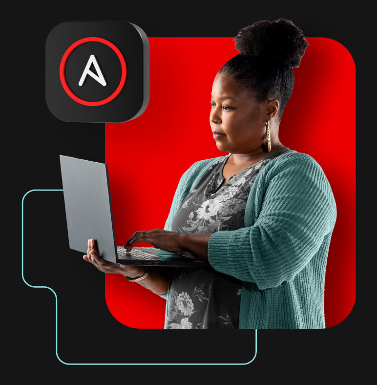 Person holding laptop