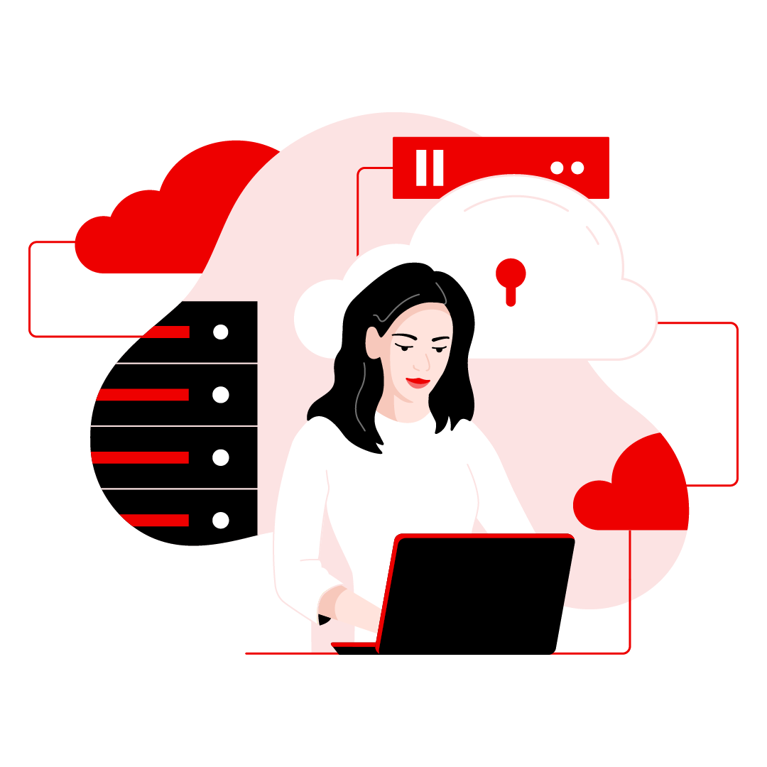 Hybrid Cloud Infrastructure illustration