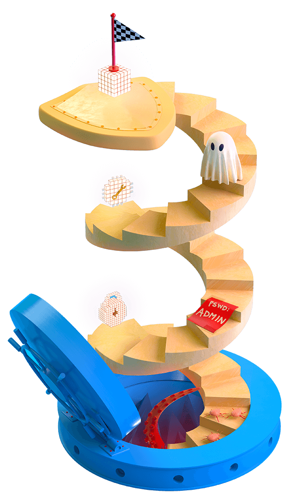 spiral staircase