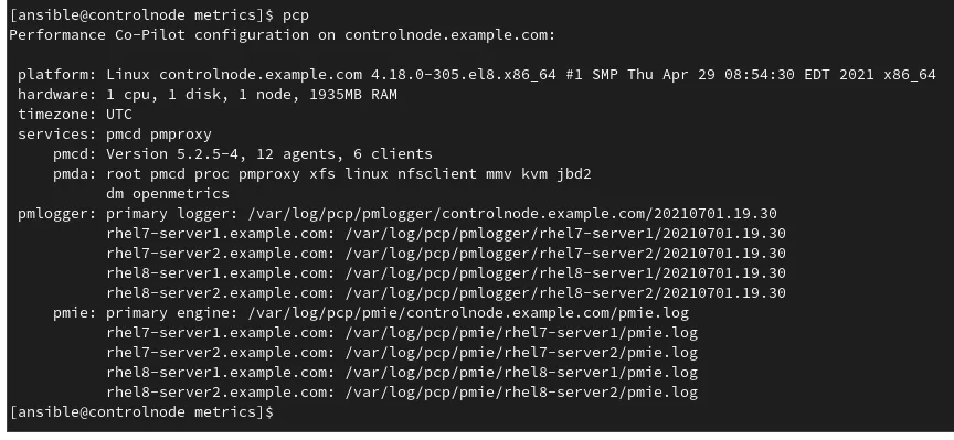 RHEL metrics system role fig 3 pcp output RHEL metrics system role fig 3 pcp output