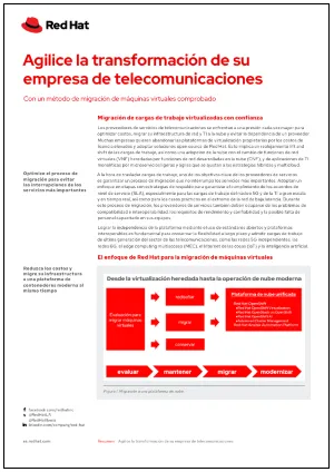 Agilice la transformación de su empresa de telecomunicaciones