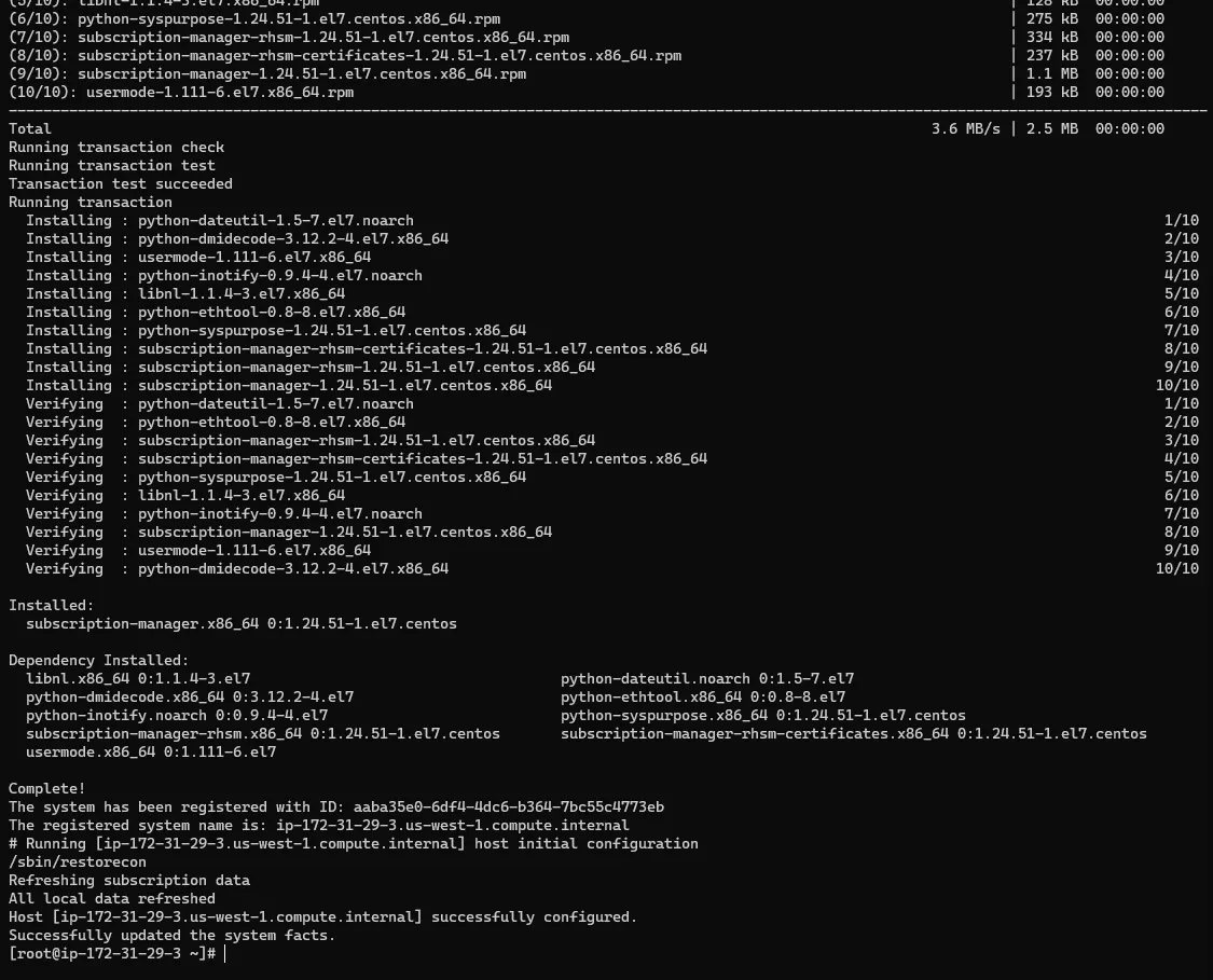 Some example output Some example output