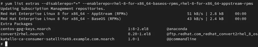 fig 7 convert2rhel login and validate fig 7 convert2rhel login and validate