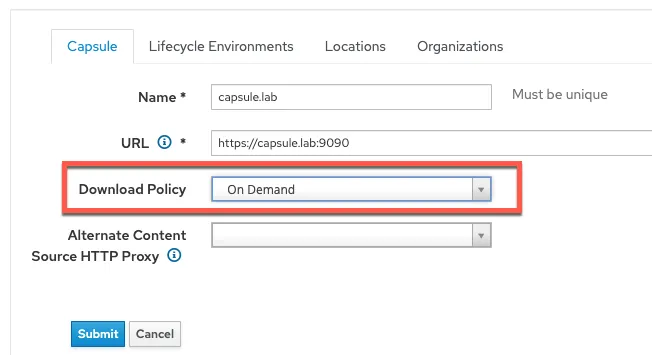 Download Policy