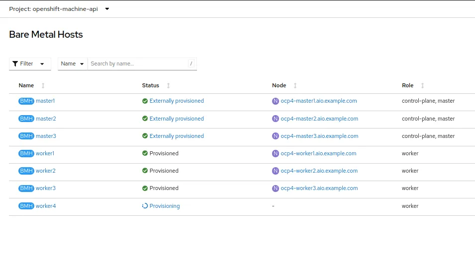 red-hat-openshift-virtualization-image03 The image above shows the process of provisioning an additional bare metal node for when the need to scale your cluster arises.